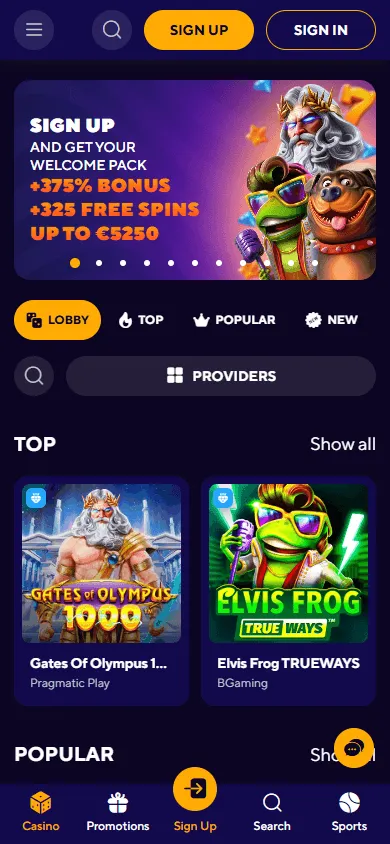 Dazard Casino mobile home area